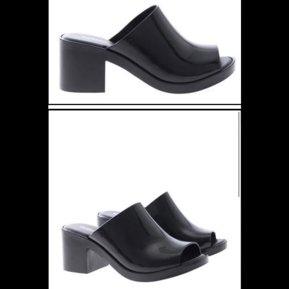New Melissa mule black 6 7 8